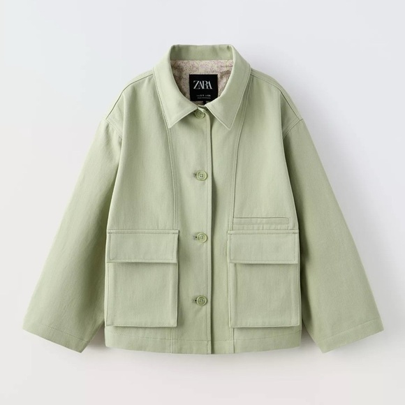 Zara Other - Zara Kids Maxi Pocket Lined Jacket 13/14y